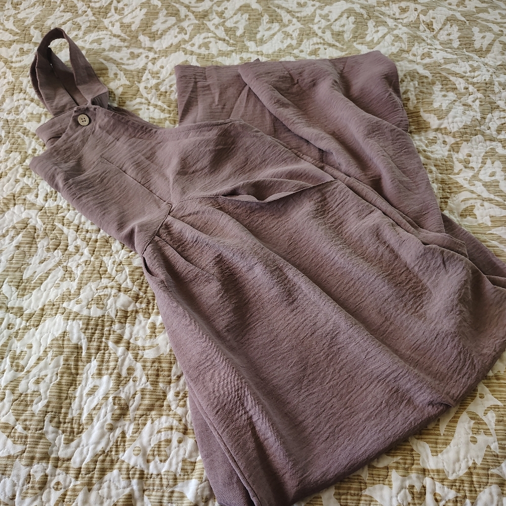 Purple Wide Leg Jumpsuit